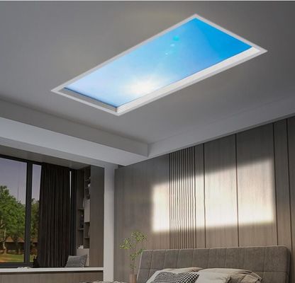 Panel de lámpara de techo interior LED Luz azul del cielo Cuadrado Fenestra artificial 60x120 para iluminación decorativa del techo