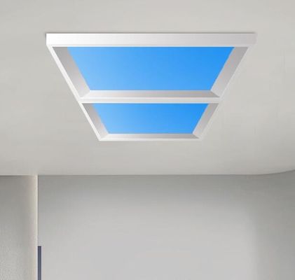 Luz del cielo nubes del cielo azul incrustado 600x600mm panel de techo led decorativo luz,placa decorativa panel led