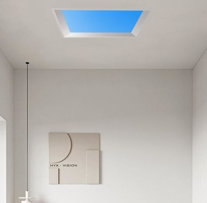 1200 * 600mm de gran tamaño Panel de techo de claraboya artificial azul cielo LED iluminación solar saludable moderna