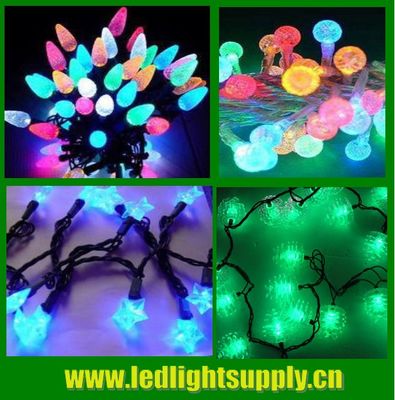 decoración de festivales de LED de rayas multicolores luces de fiesta