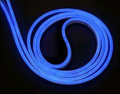 8x16mm Luces de neón de alta luz de cuerda de PVC blanco borde base