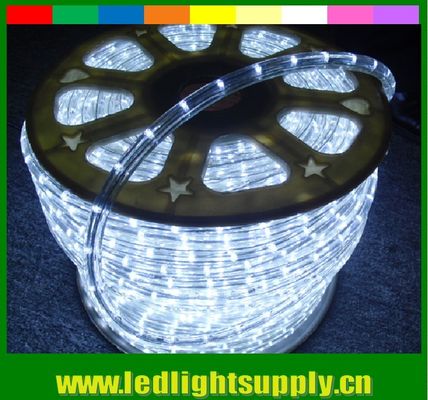 12/24v 1/2'' 2 alambre LED luz al aire libre luz flexible de la cuerda de Navidad