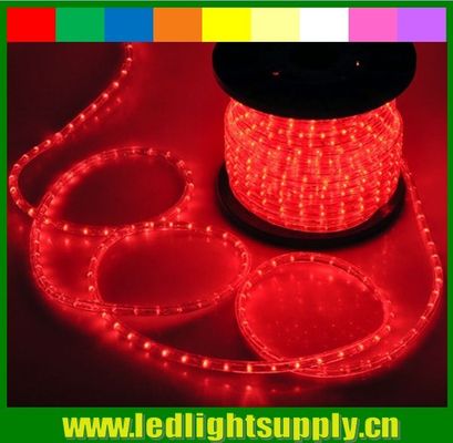 Cortina de cuerda de LED flexible para interiores y exteriores 12/24v 1/2'' 2 de alambre dura luces