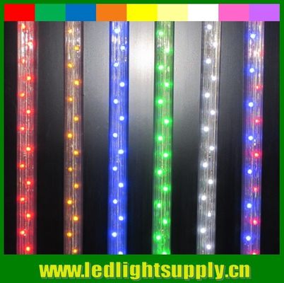 220v DIP 3 alambres 11x17mm lámparas de cuerda de led plano con PVC translúcido