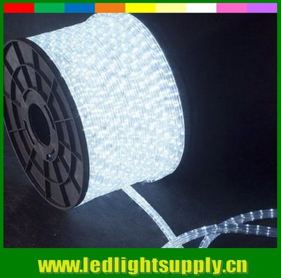 220v DIP 3 alambres 11x17mm lámparas de cuerda de led plano con PVC translúcido