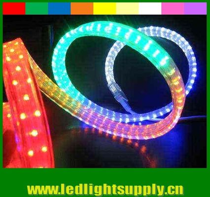 PVC LED cuerda plana 4 alambres resistente al agua xmas decoración del hogar luz de cuerda LED