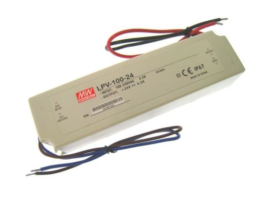 suministro de energía 24v 100w transformador LED importado de Taiwan