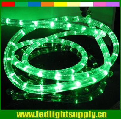 luz de Navidad LED 110/220v 2 alambre redondo LED cuerda luces flex