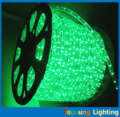 luz de Navidad LED 110/220v 2 alambre redondo LED luz de cuerda de neón