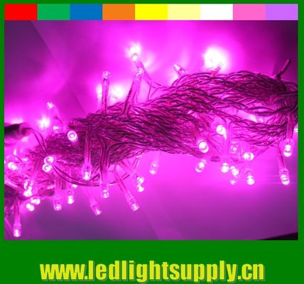 Decoración de festivales luz de cuerda de hadas blanca iluminación de Navidad