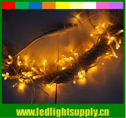 Luz de Navidad LED de 12 V Blanco 100 bombillas 10m / Set Interior y Exterior