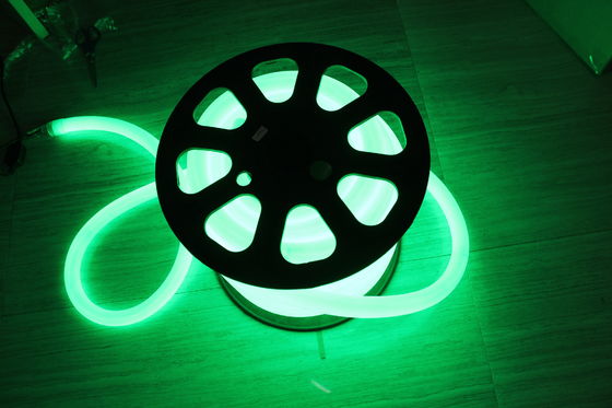 luz de flujo de neón de alta luminosidad LED de color verde 110v 25mm para exteriores