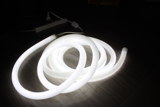 Lámparas de neón blancas de 360 grados redondas de 110 V para exteriores