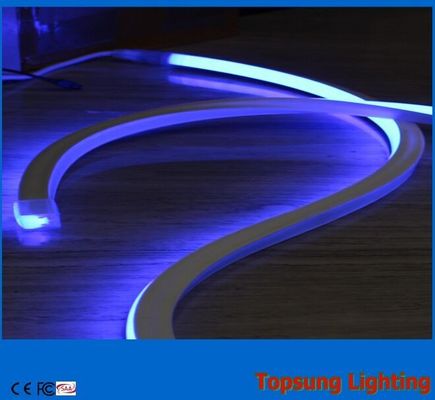 24V color azul decoración cuadrada LED luces de neón flex tubos de PVC para el jardín