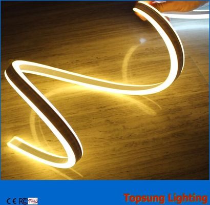 80LED/m impermeable doble lado flexible luz de neón LED 12v color amarillo
