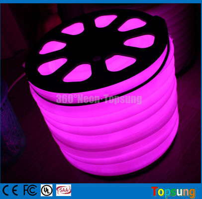 Lámparas de neón de color morado para habitaciones con diámetro redondo de 25 mm
