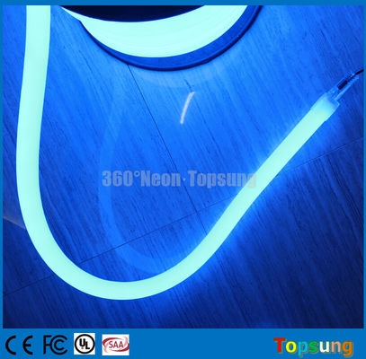 100' bobina 24 Volt azul 360 grados redondo LED luz de neón para la piscina