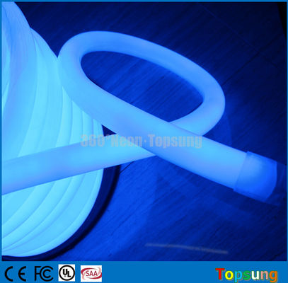 25 metros de bobina 12 Volt azul 360 LED luz de neón flex para el hogar