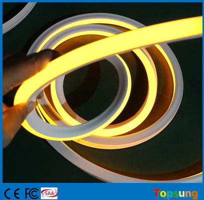 Anti-UV PVC blanco lechoso amarillo LED Neon Flex luz para la decoración
