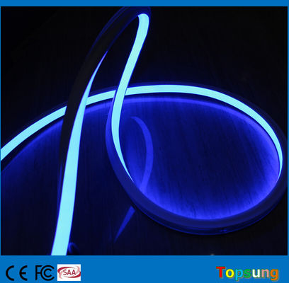 Luz de vista superior LED 16 * 16m 230v azul cuadrado LED neón cuerda flexible para exteriores