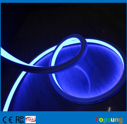 Luz de vista superior LED 16 * 16m 230v azul cuadrado LED neón cuerda flexible para exteriores