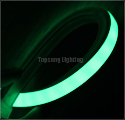 Luz de cuerda de neón verde flexible Brillante 115v 16*16m Para habitaciones