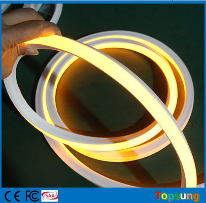 Pvc amarillo cuadrado LED Neon Flex luz 12v 16 * 16m Neon LED luces de banda