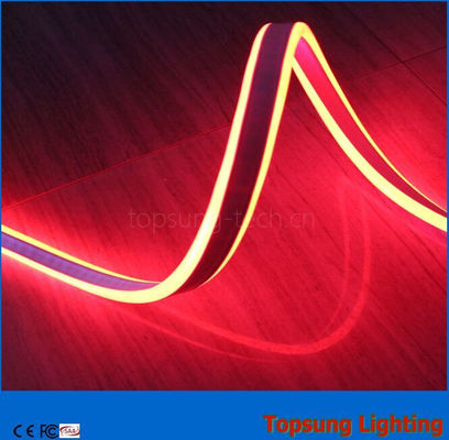 230V doble lado LED neón flex color rojo para señales