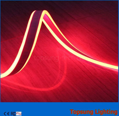 230V doble lado LED neón flex color rojo para señales