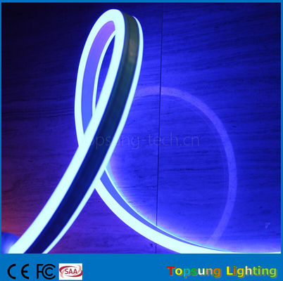12V doble lado azul LED luz de neón flexible para exteriores con nuevo diseño