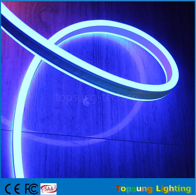 24v luz flexible de neón led azul doble lateral para exteriores con nuevo diseño