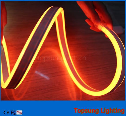 Venta caliente 12V doble lado naranja LED luz de neón flexible con alta calidad