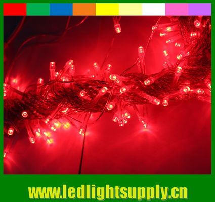 2016 nuevo rgb cambio de color LED cortinas de Navidad luces 24v 100 LED