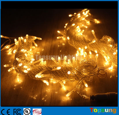 24 voltios de corriente continua 20m blanco caliente 200 luces de hadas LED decoración de bodas