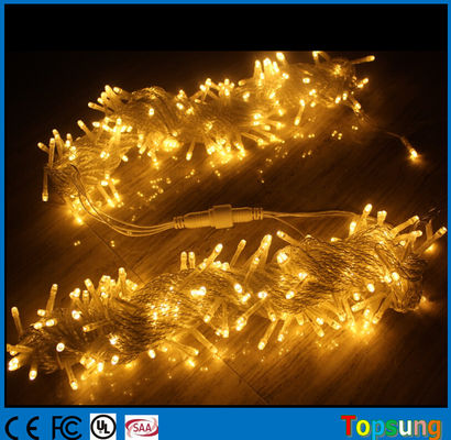 24v 20m blanco cálido 200 LED luz de cuerda de Navidad LED para submarino