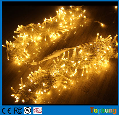 24v 20m blanco cálido 200 LED luz de cuerda de Navidad LED para submarino