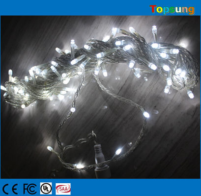 Popular 10m conectable 110V luz de cuerda blanca LED hada 100 LED