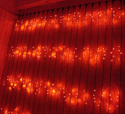 Venta caliente 12V luces de Navidad bonitas cascada para la decoración