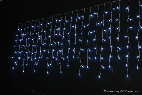 2016 nuevo diseño 240V luces de Navidad resistente al agua luces de hielo al aire libre para edificios