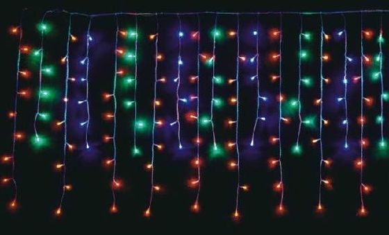 Nuevo llegada LED 24V luces de Navidad resistente al agua luces de hielo solares para exteriores