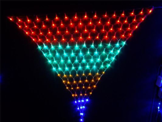 Nueva llegada 240V luces de cuerda de Navidad decorativas luces de red de trineo para edificios