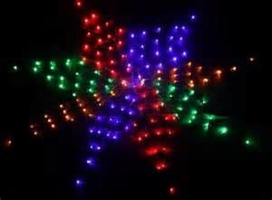 Venta caliente de luces de Navidad de 12 V con LED de cuerdas luces de red decorativas para edificios