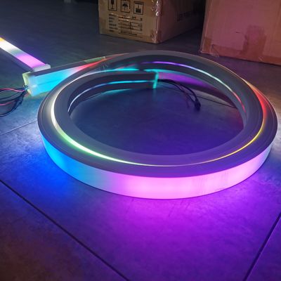 China Fábrica cuadrada 12v 24v Led Neon Flexible Strip Led Neon Flex luces de navegación lichterkette tubo de neón 40mm