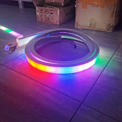 40 mm de ancho Dmx512 RGB Luces de rayas LED multicolor guirnaldas lista decorativo navidad