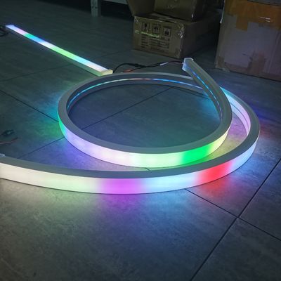 Topsung 50*25mm LED neón flexible banda 24v LED neón luz silicona neón cuerda 12v bombillas y tubos de neón