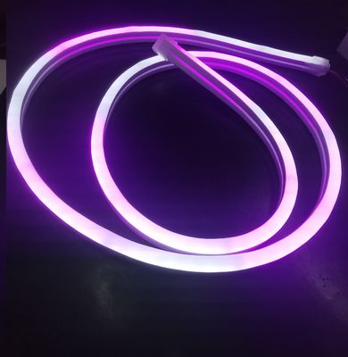 mini decoraciones de 6 mm con luz led para decoración de fiestas de vacaciones 24v RGB luz de neón cambiante 12w / m DMX control silicona
