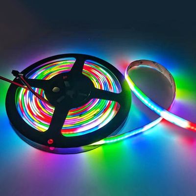 Colorido mágico COB RGB LED de banda de píxel 12V inteligente de alta densidad 720 LED/m digital COB luces de banda