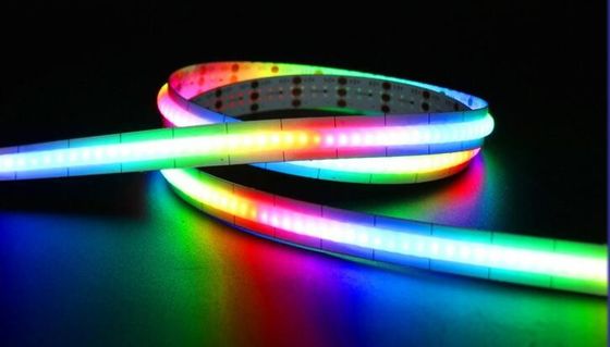 LED Direccionable RGB COB LED Light Strips cinta digital 720 leds/m COB luces inteligentes luz de tira cuerda flexible