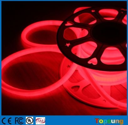 220v 360 grados de emisión roja LED de neón redondo tubo flexible D16mm 120LEDs/m