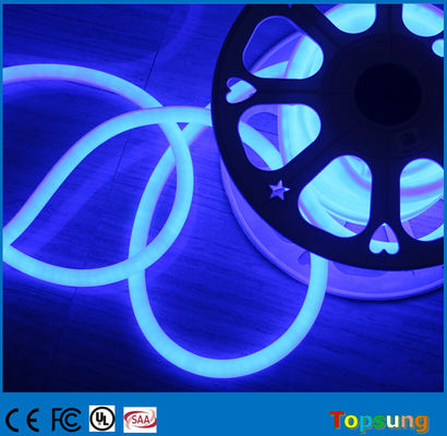 16 mm 360 grados redondo LED tubo de neón azul luces de decoración flexibles 24V